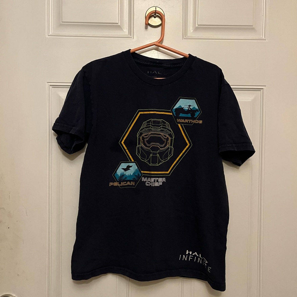 Microsoft Navy Blue Halo Graphic Tee